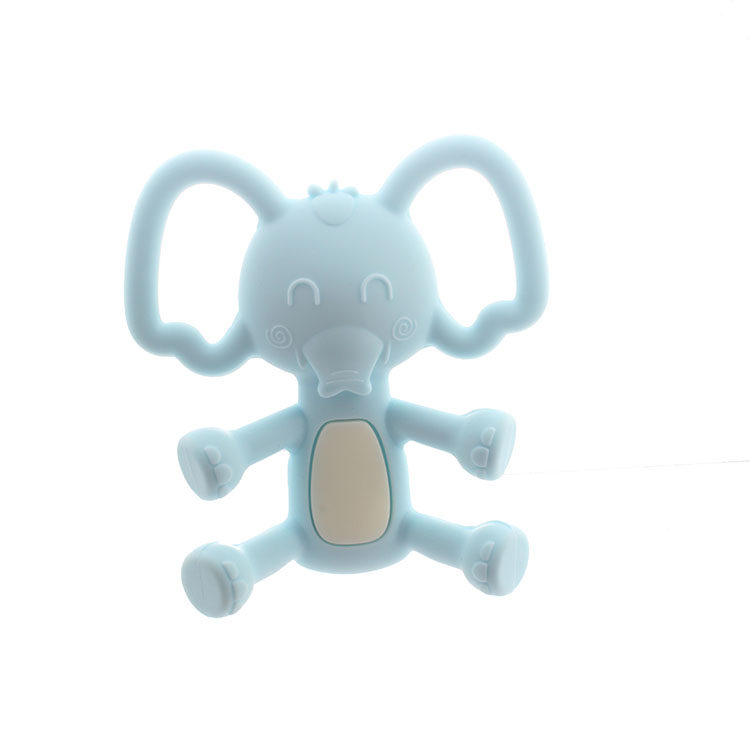 Silicone Teething Toy Elephant Design BPA Free Baby Chew Teething Teether